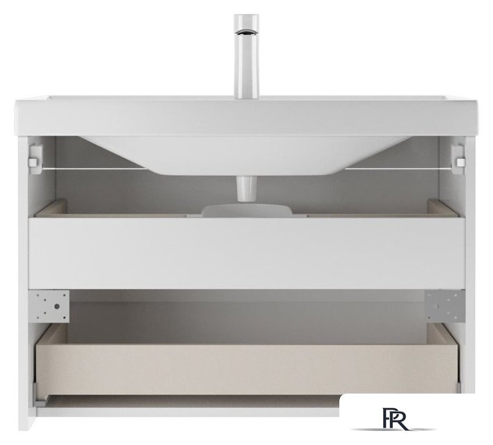  Домино Тумба под умывальник Maria 80 Malta подвесной с двумя ящиками В2 - Изображение №4 — Интернет-магазин ПроЗаказ