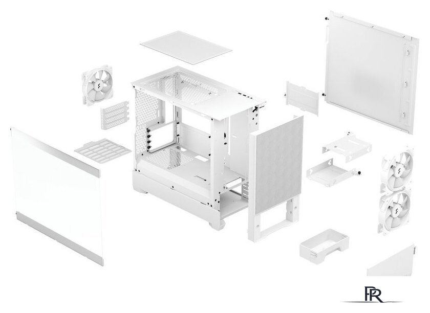 Корпус Fractal Design Pop Mini Air RGB White TG Clear Tint FD-C-POR1M-01 - Изображение №2 — Интернет-магазин ПроЗаказ