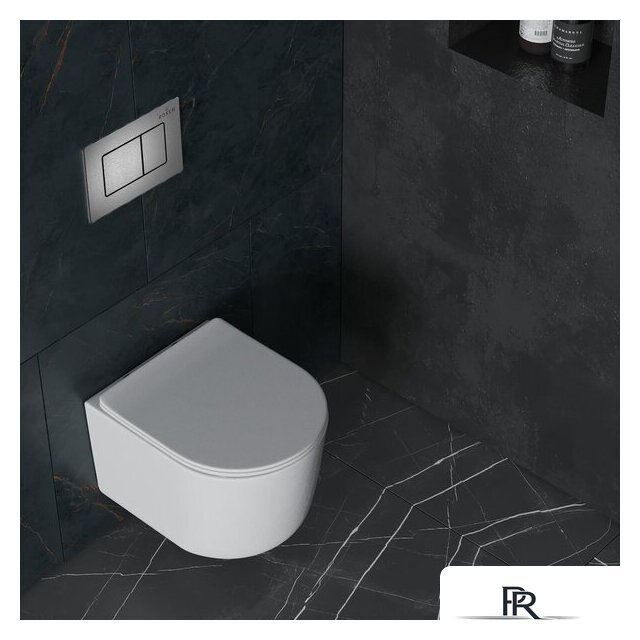 Унитаз подвесной Roxen Simple Compact в комплекте с инсталляцией StounFix Dual Fresh 6 в 1 954681 (кнопка: оружейная сталь) - Изображение №15 — Интернет-магазин ПроЗаказ