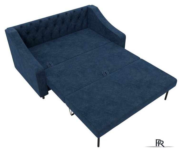 Диван Лига диванов Лига-071 129781 (велюр Brut 11 синий) - Изображение №8 — Интернет-магазин ПроЗаказ