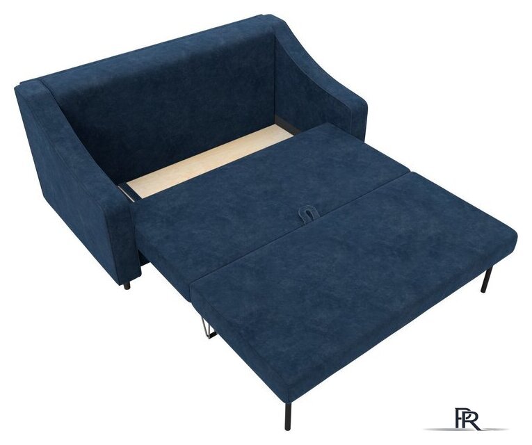 Диван Лига диванов Лига-071 129781 (велюр Brut 11 синий) - Изображение №7 — Интернет-магазин ПроЗаказ