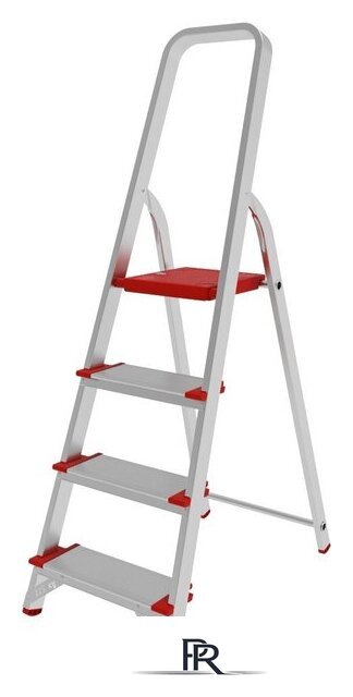 Лестница-стремянка Новая высота NV 511 алюминиевая индустриальная 4 ступени (5110104) - Изображение №1 — Интернет-магазин ПроЗаказ