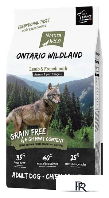 Сухой корм для собак Natura Wild Ontario Wildland для всех пород с ягненком и французской свининой 12 кг - Изображение №1 — Интернет-магазин ПроЗаказ