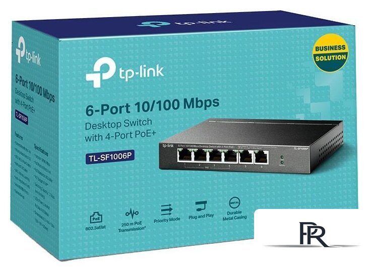 Неуправляемый коммутатор TP-Link TL-SF1006P - Изображение №3 — Интернет-магазин ПроЗаказ