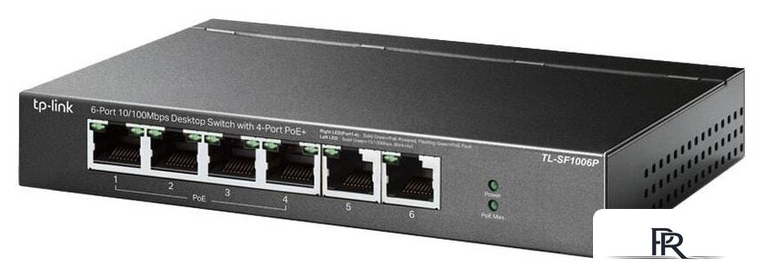 Неуправляемый коммутатор TP-Link TL-SF1006P - Изображение №2 — Интернет-магазин ПроЗаказ