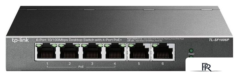 Неуправляемый коммутатор TP-Link TL-SF1006P - Изображение №1 — Интернет-магазин ПроЗаказ