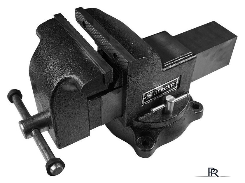 Тиски Berger Чугун. поворотные с трубным зажимом и наковальней 125мм BG1337 - Изображение №1 — Интернет-магазин ПроЗаказ