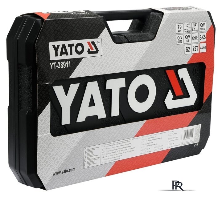 Универсальный набор инструментов Yato YT-38911 (79 предметов) - Изображение №4 — Интернет-магазин ПроЗаказ