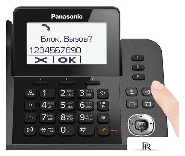 Радиотелефон Panasonic KX-TGF310RUM - Изображение №3 — Интернет-магазин ПроЗаказ