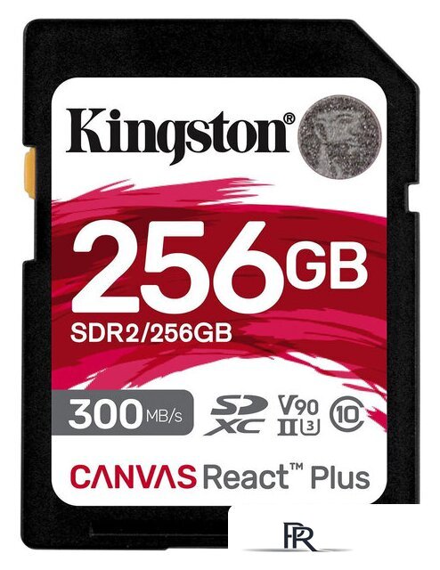 Карта памяти Kingston Canvas React Plus SDXC 256GB - Изображение №1 — Интернет-магазин ПроЗаказ