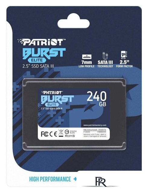 SSD Patriot Burst Elite 240GB PBE240GS25SSDR - Изображение №6 — Интернет-магазин ПроЗаказ