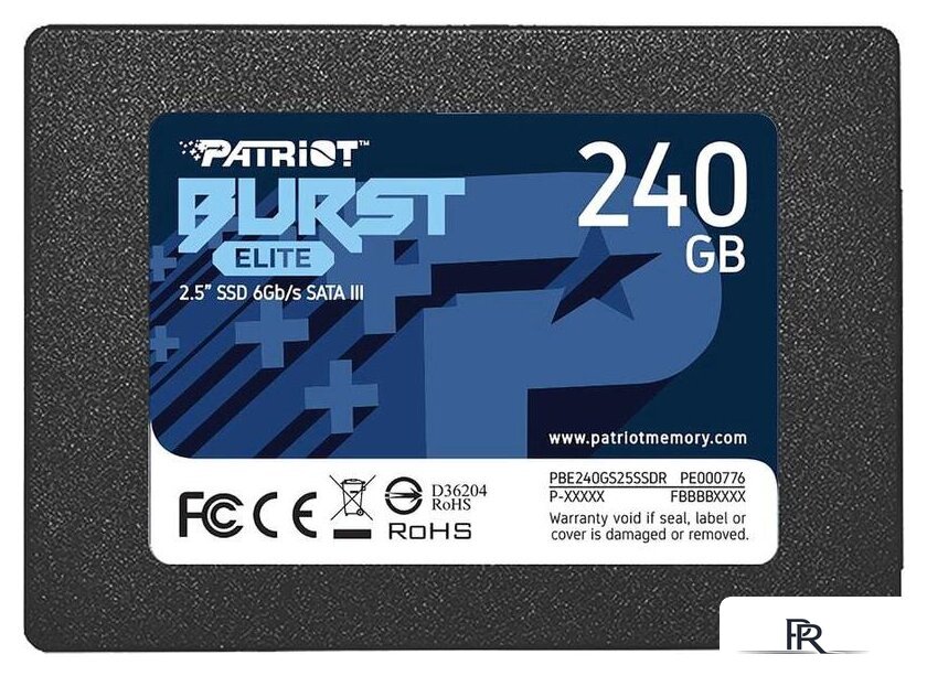 SSD Patriot Burst Elite 240GB PBE240GS25SSDR - Изображение №1 — Интернет-магазин ПроЗаказ