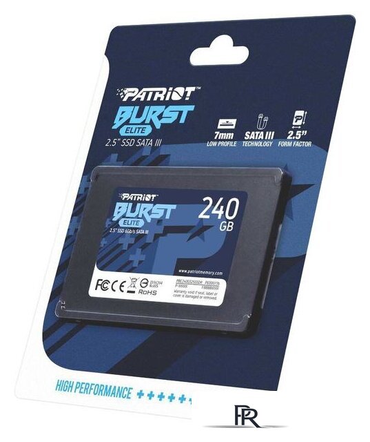 SSD Patriot Burst Elite 240GB PBE240GS25SSDR - Изображение №8 — Интернет-магазин ПроЗаказ