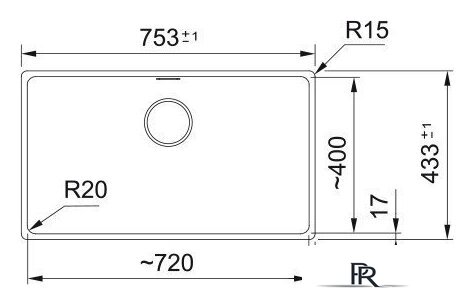 Кухонная мойка Franke Maris MRG 110-72 125.0687.262 (каменный серый) - Изображение №2 — Интернет-магазин ПроЗаказ