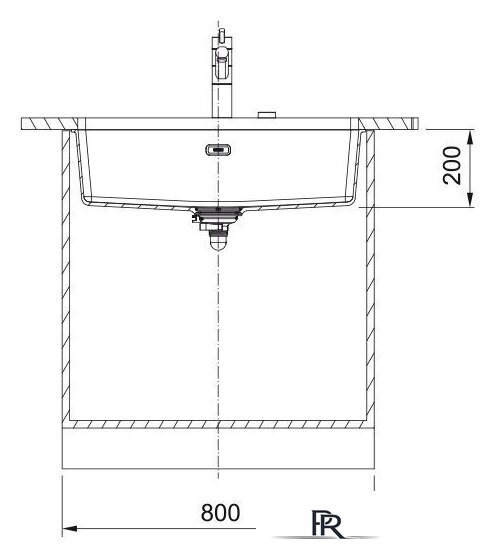 Кухонная мойка Franke Maris MRG 110-72 125.0687.262 (каменный серый) - Изображение №3 — Интернет-магазин ПроЗаказ