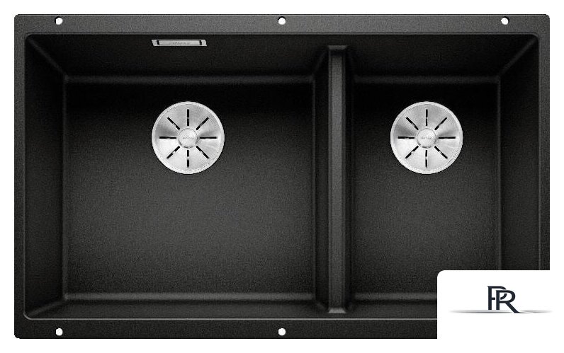 Кухонная мойка Blanco Subline 430/270-U 525991 (черный) - Изображение №1 — Интернет-магазин ПроЗаказ