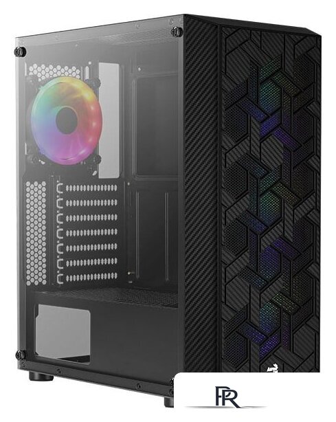 Корпус AeroCool Hive FRGB Hive-G-BK-v2 - Изображение №1 — Интернет-магазин ПроЗаказ