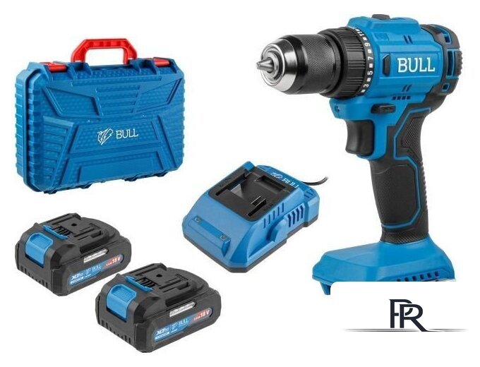 Дрель-шуруповерт Bull SR 1803 1329602 (с 2-мя АКБ, кейс) - Изображение №1 — Интернет-магазин ПроЗаказ
