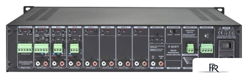 Трансляционный усилитель Apart Audio MA240 - Изображение №2 — Интернет-магазин ПроЗаказ