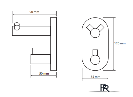 Крючок для ванны Bemeta Omega 104405222 - Изображение №2 — Интернет-магазин ПроЗаказ