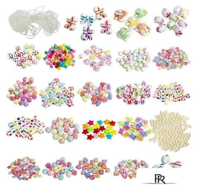 Бусины BRAUBERG Beads set 664695 (450 шт) - Изображение №3 — Интернет-магазин ПроЗаказ