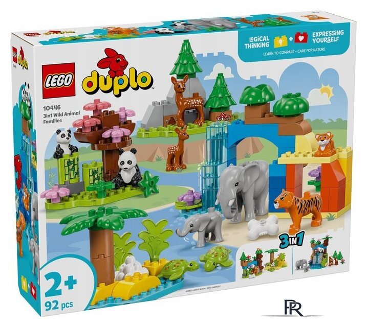 Конструктор LEGO Duplo 10446 Семьи диких животных 3в1 - Изображение №1 — Интернет-магазин ПроЗаказ