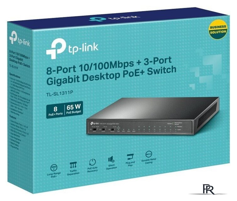 Неуправляемый коммутатор TP-Link TL-SL1311P - Изображение №6 — Интернет-магазин ПроЗаказ