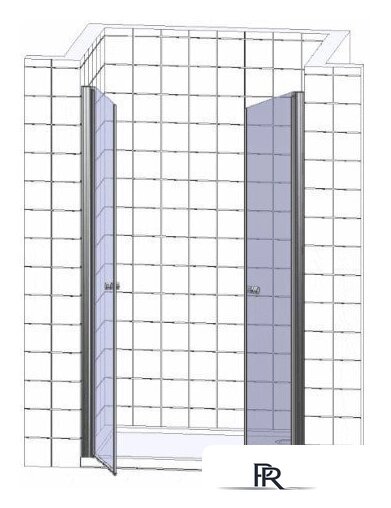 Душевая дверь WeltWasser WW600 600K2-100 - Изображение №3 — Интернет-магазин ПроЗаказ