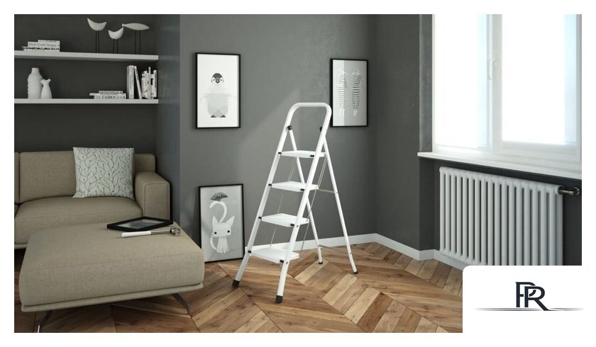 Лестница-стремянка Colombo Factotum 4 Steel G110L04W (4 ступени) - Изображение №2 — Интернет-магазин ПроЗаказ