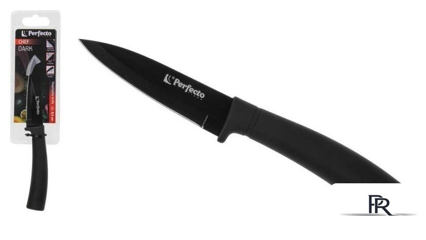 Кухонный нож Perfecto Linea Chef dark 21-180001 - Изображение №1 — Интернет-магазин ПроЗаказ