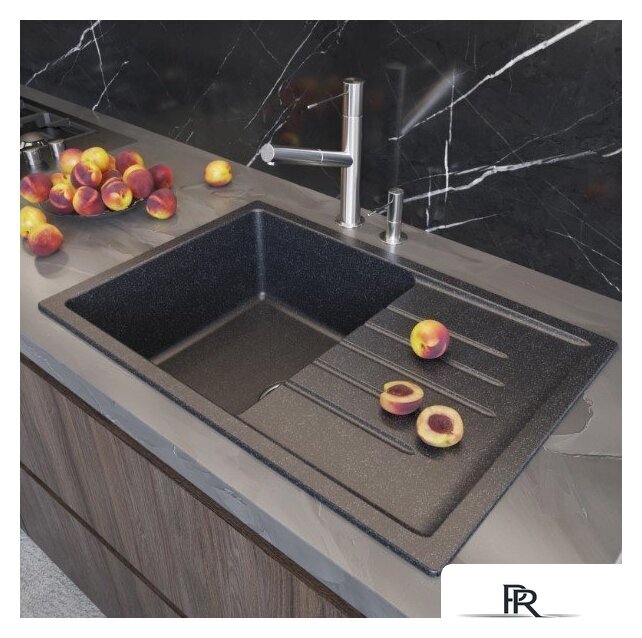 Кухонная мойка Mixline ML-GM19 551982 (черный) - Изображение №4 — Интернет-магазин ПроЗаказ