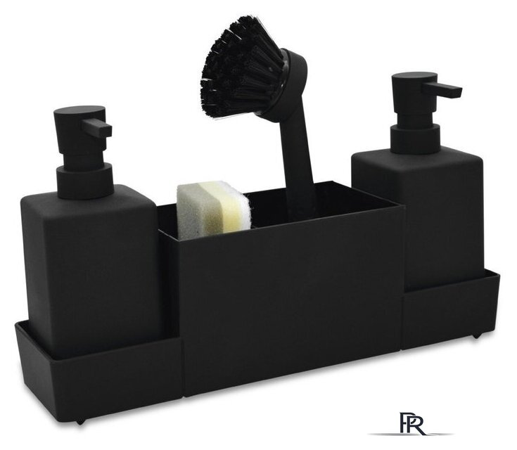 Дозатор для моющего средства HOMY Harmony Set HS02 (черный) - Изображение №1 — Интернет-магазин ПроЗаказ