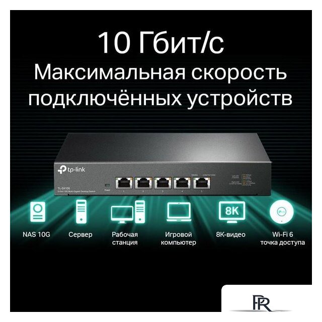 Неуправляемый коммутатор TP-Link TL-SX105 - Изображение №5 — Интернет-магазин ПроЗаказ