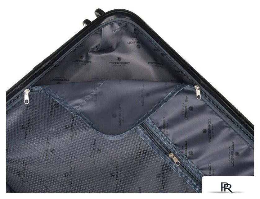 Чемодан-спиннер Peterson PTN 5806-W-S (розовый) - Изображение №4 — Интернет-магазин ПроЗаказ