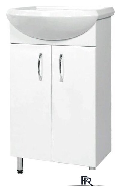  Tivoli Тумба Сити 45 462243 под умывальник Уют 45 (белый) - Изображение №1 — Интернет-магазин ПроЗаказ