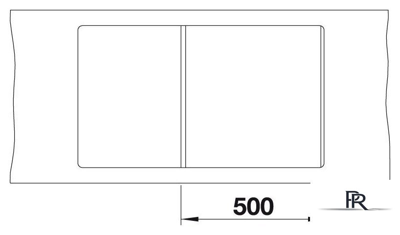 Кухонная мойка Blanco Metra 5 S-F 527111 (нежный белый) - Изображение №4 — Интернет-магазин ПроЗаказ