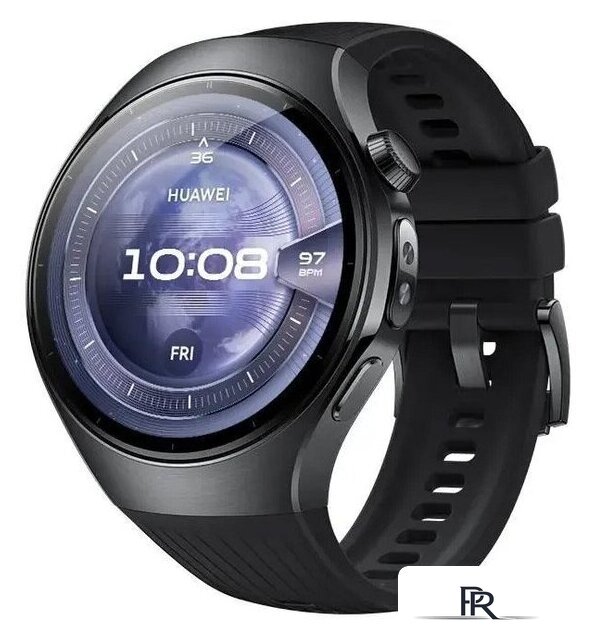 Умные часы Huawei Watch 5 46 мм (черный, с черным силиконовым ремешком, международная версия) - Изображение №1 — Интернет-магазин ПроЗаказ