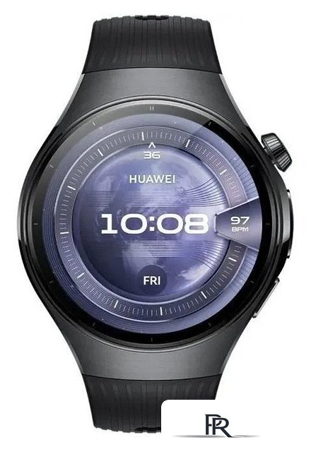 Умные часы Huawei Watch 5 46 мм (черный, с черным силиконовым ремешком, международная версия) - Изображение №3 — Интернет-магазин ПроЗаказ