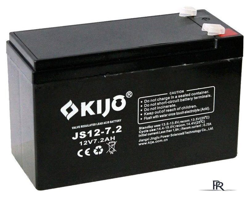 Аккумулятор для ИБП Kijo JS12-7.2 F1 (12В/7.2 А·ч) - Изображение №1 — Интернет-магазин ПроЗаказ