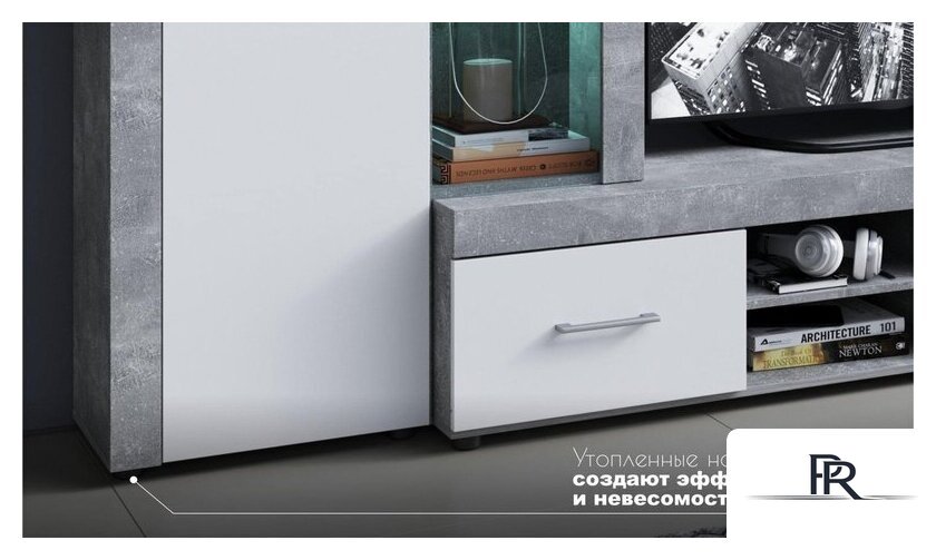 Стенка Империал Джерси (ателье светлый) - Изображение №4 — Интернет-магазин ПроЗаказ