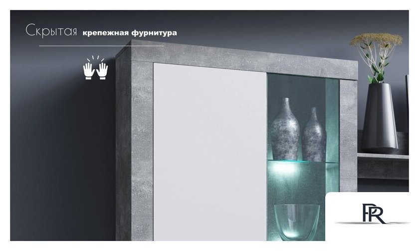 Стенка Империал Джерси (ателье светлый) - Изображение №6 — Интернет-магазин ПроЗаказ