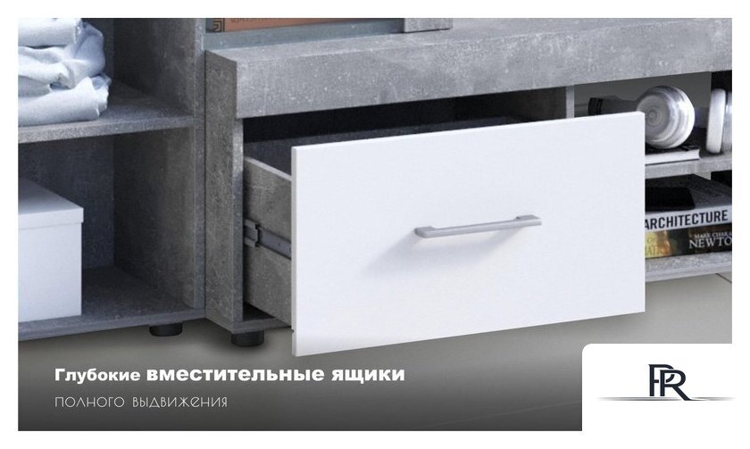 Стенка Империал Джерси (ателье светлый) - Изображение №5 — Интернет-магазин ПроЗаказ