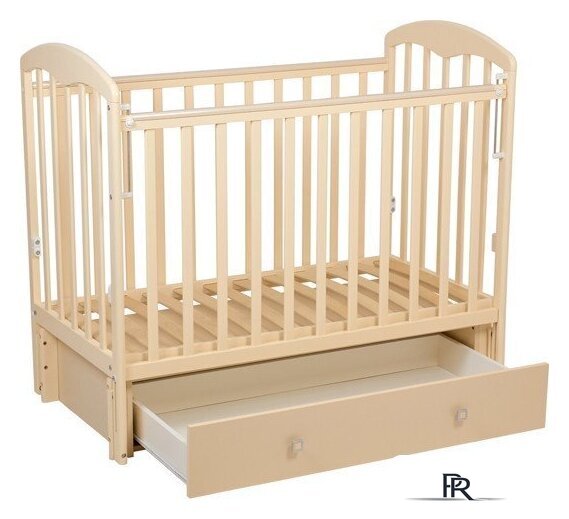 Классическая детская кроватка Фея 328 (бежевый) - Изображение №2 — Интернет-магазин ПроЗаказ