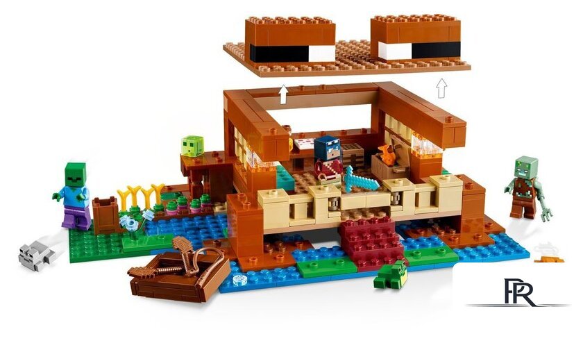 Конструктор LEGO Minecraft 21256 Лягушачий дом - Изображение №5 — Интернет-магазин ПроЗаказ
