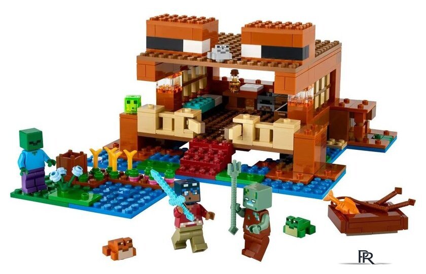 Конструктор LEGO Minecraft 21256 Лягушачий дом - Изображение №4 — Интернет-магазин ПроЗаказ