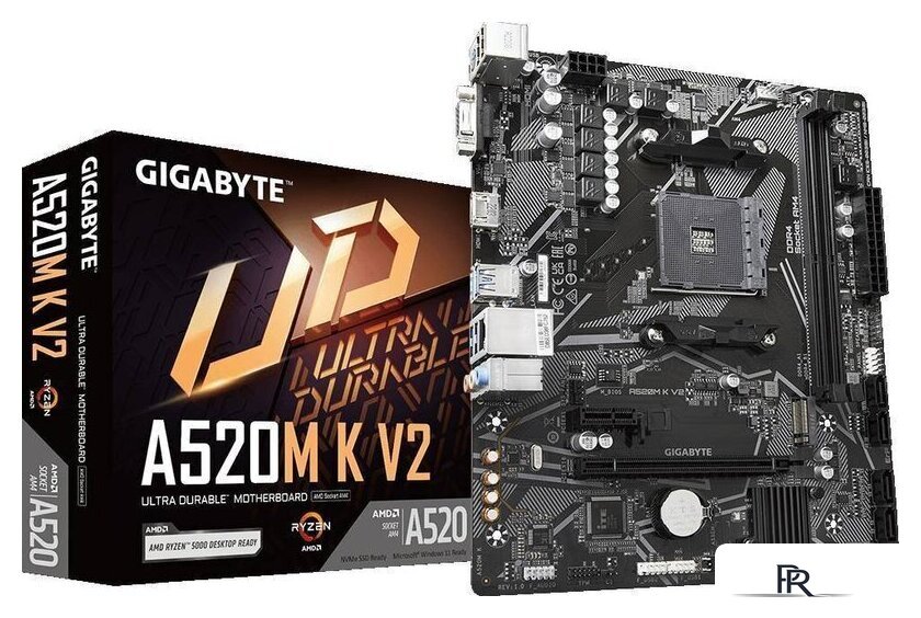 Материнская плата Gigabyte A520M K V2 (rev. 1.0) - Изображение №5 — Интернет-магазин ПроЗаказ