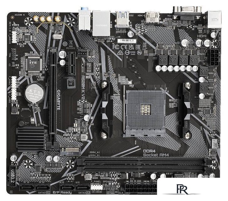 Материнская плата Gigabyte A520M K V2 (rev. 1.0) - Изображение №3 — Интернет-магазин ПроЗаказ