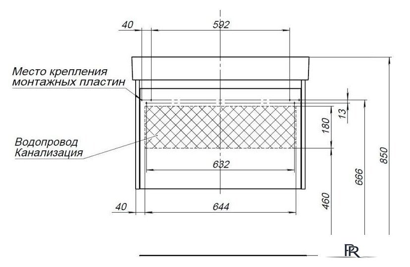  Aquanet Тумба под умывальник Nova Lite 75 242273 (с 2 ящиками) - Изображение №8 — Интернет-магазин ПроЗаказ