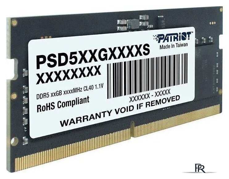 Оперативная память Patriot Signature Line 32ГБ DDR5 SODIMM 5600 МГц PSD532G56002S - Изображение №3 — Интернет-магазин ПроЗаказ