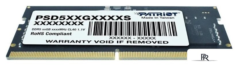 Оперативная память Patriot Signature Line 32ГБ DDR5 SODIMM 5600 МГц PSD532G56002S - Изображение №5 — Интернет-магазин ПроЗаказ